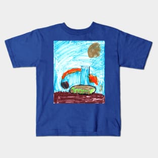 Excavator Digger by Noah -  Homeschool Art Class 2021/22 Art Supplies Fundraiser Kids T-Shirt